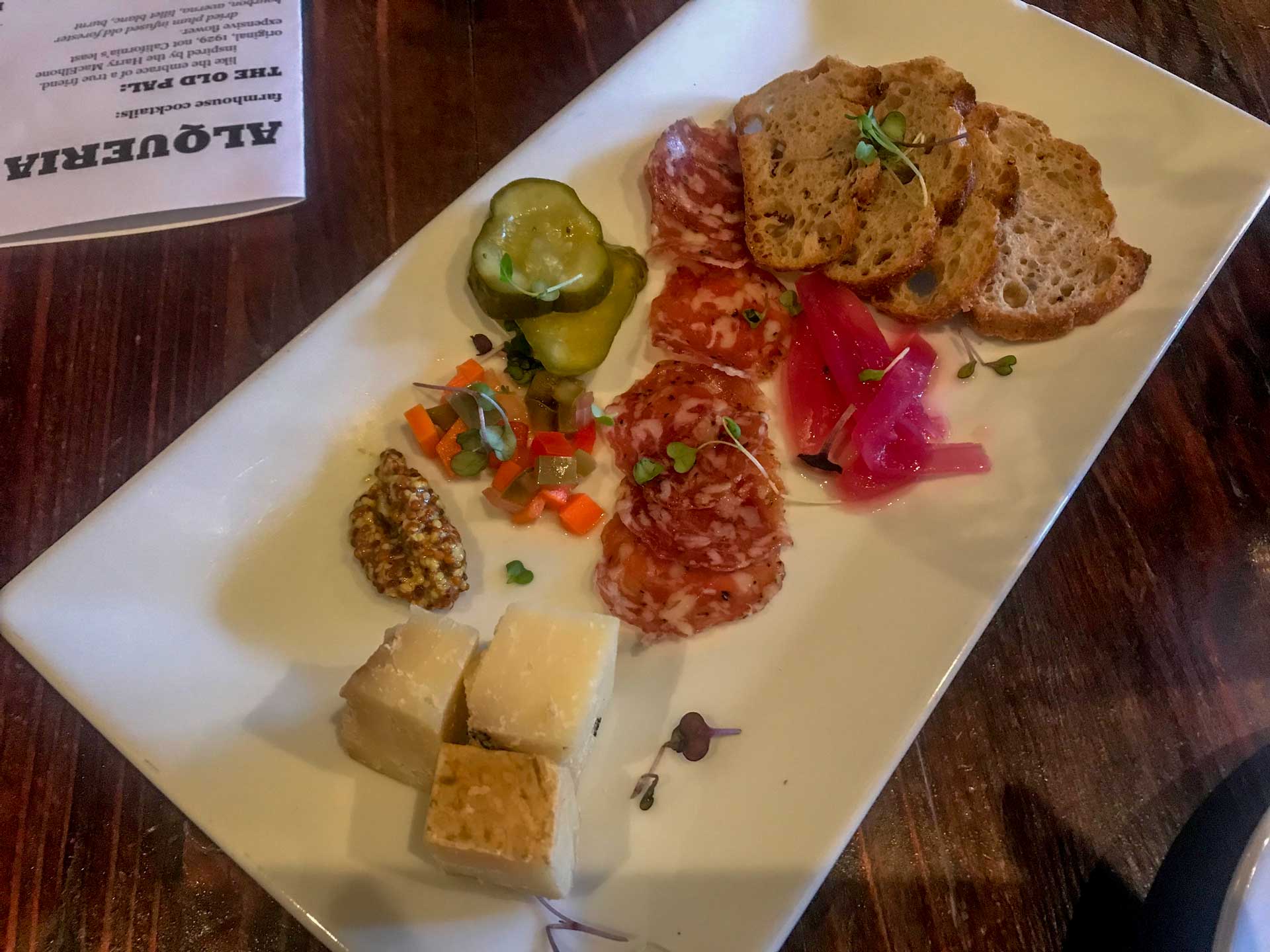 charcuterie from Alqueria, Columbus, Ohio