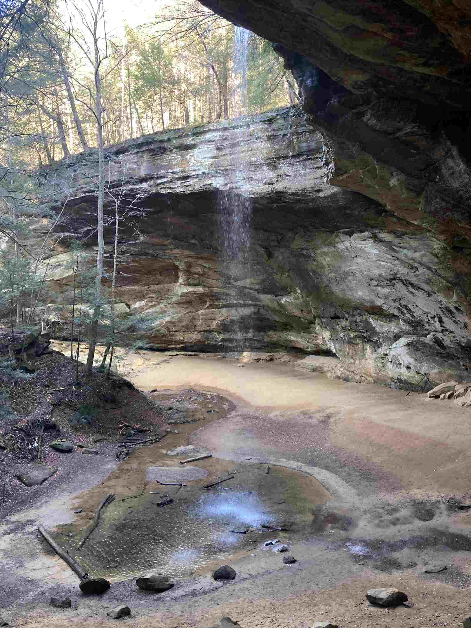 Ash cave in hocking hills