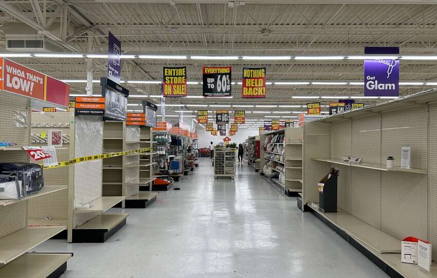 liquidation sale signs at big lots