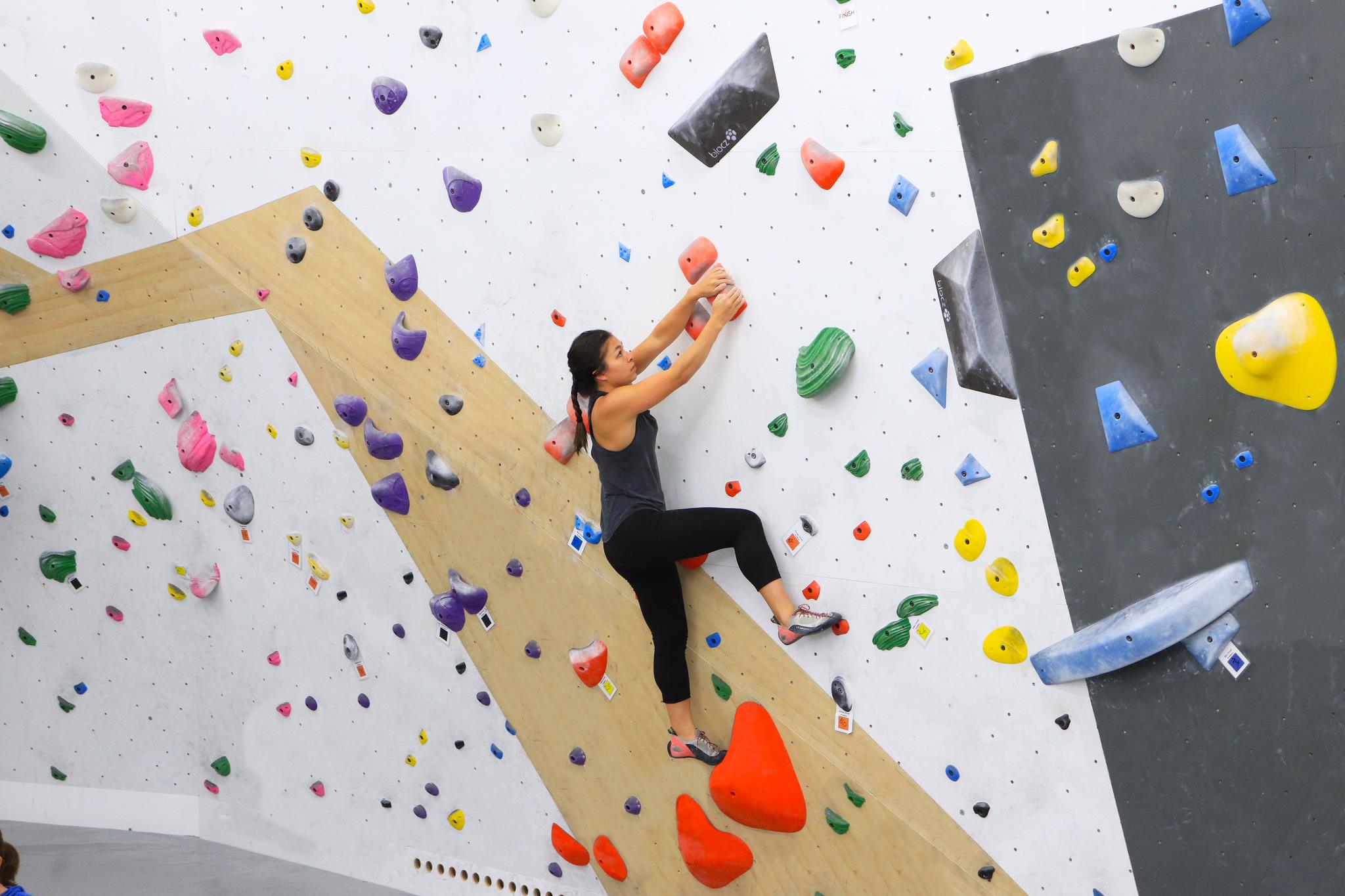 chambers boulders rock climbing