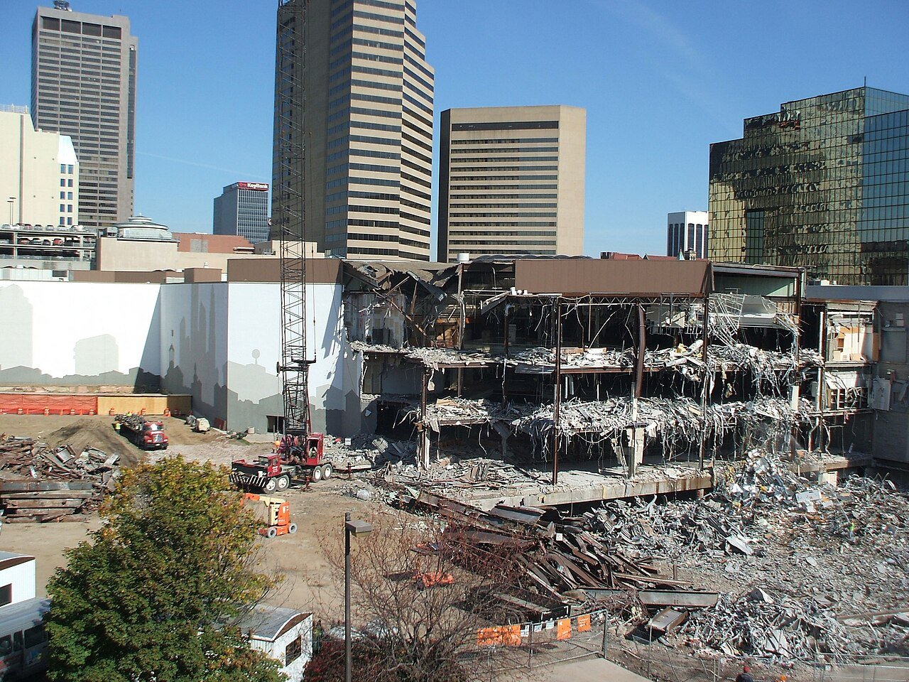 city center mall demoltion