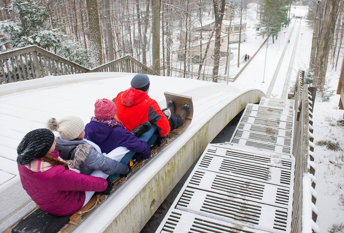 cleveland toboggan chute