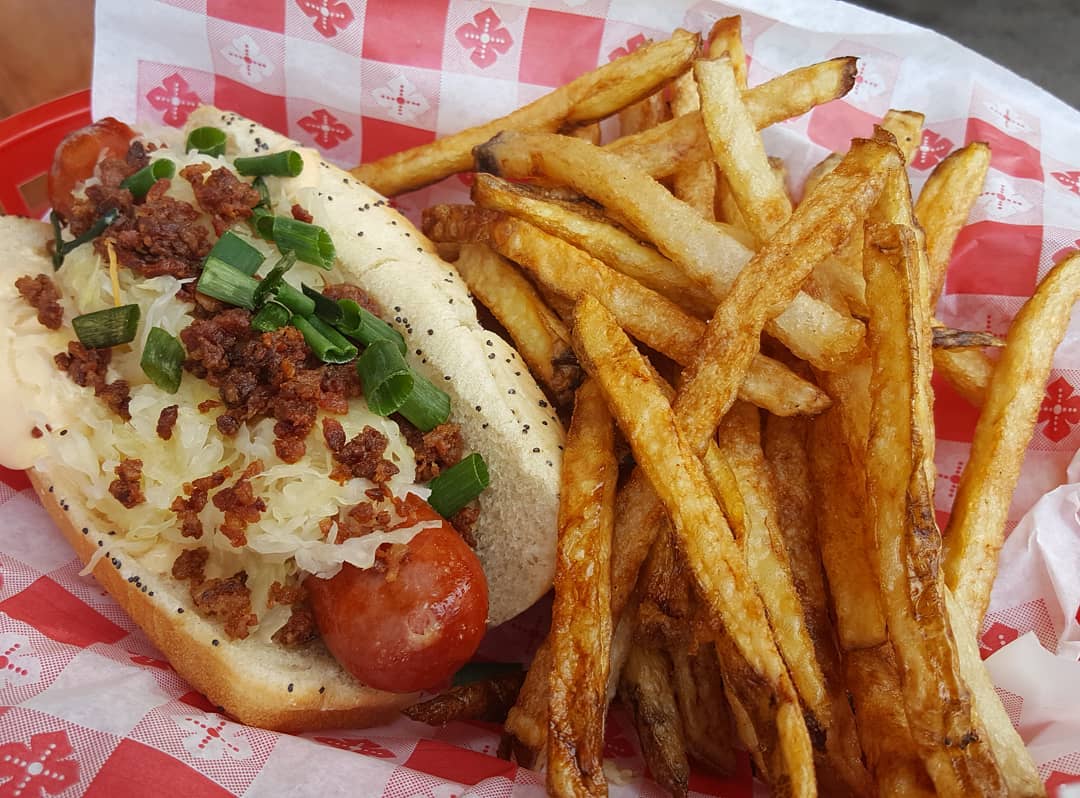 hot dog fries dirty franks
