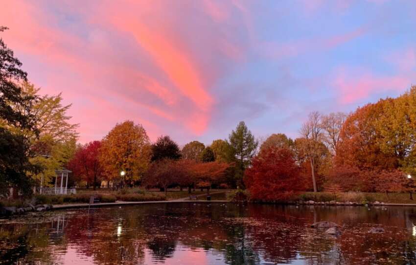 goodale park at sunrise