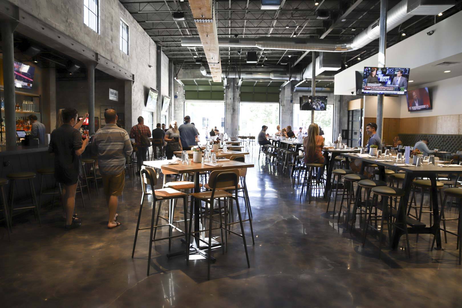 high bank distillery interior