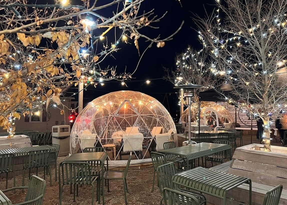 igloo on patio