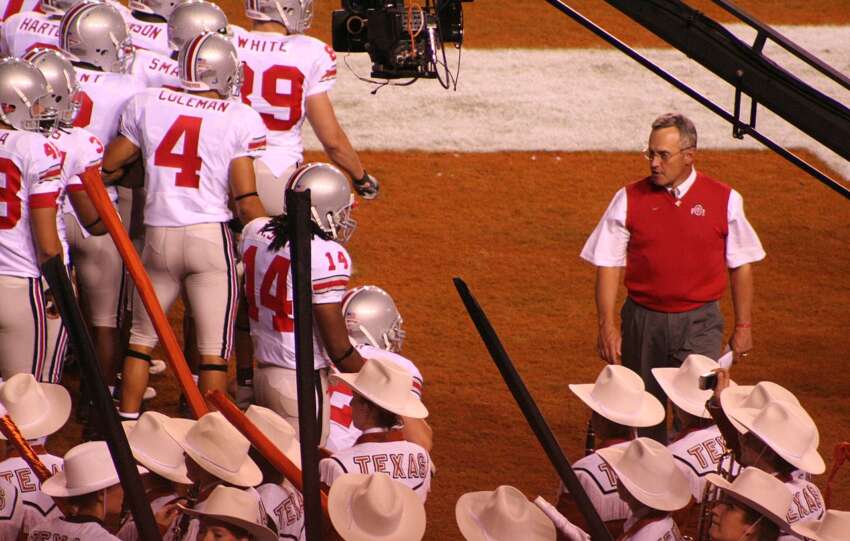 jim tressel on sidelines