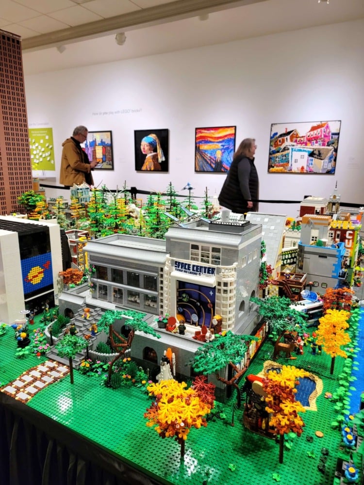 lego exhibition at museum