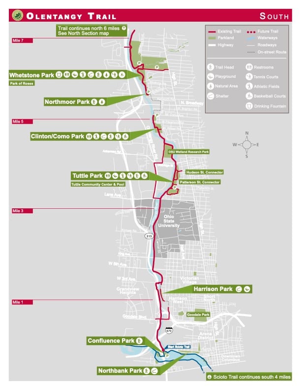 olentangy trail map