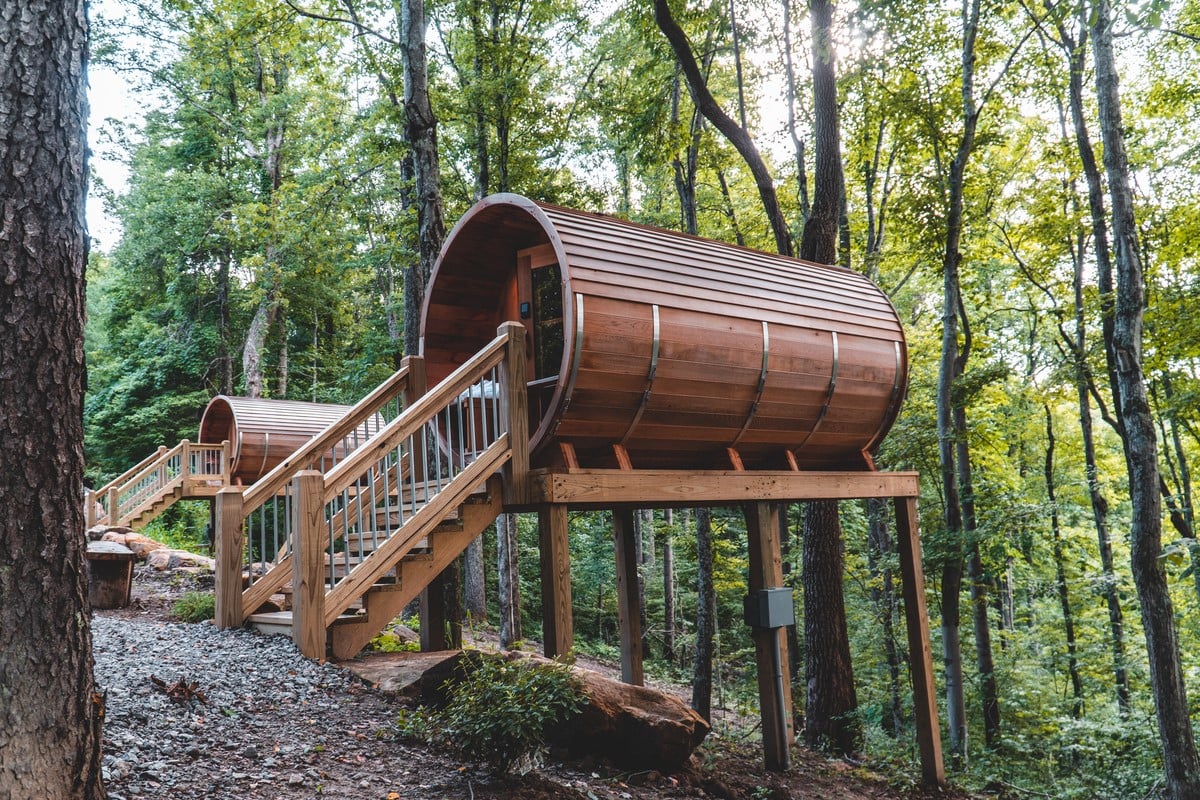 sauna pod hocking hills