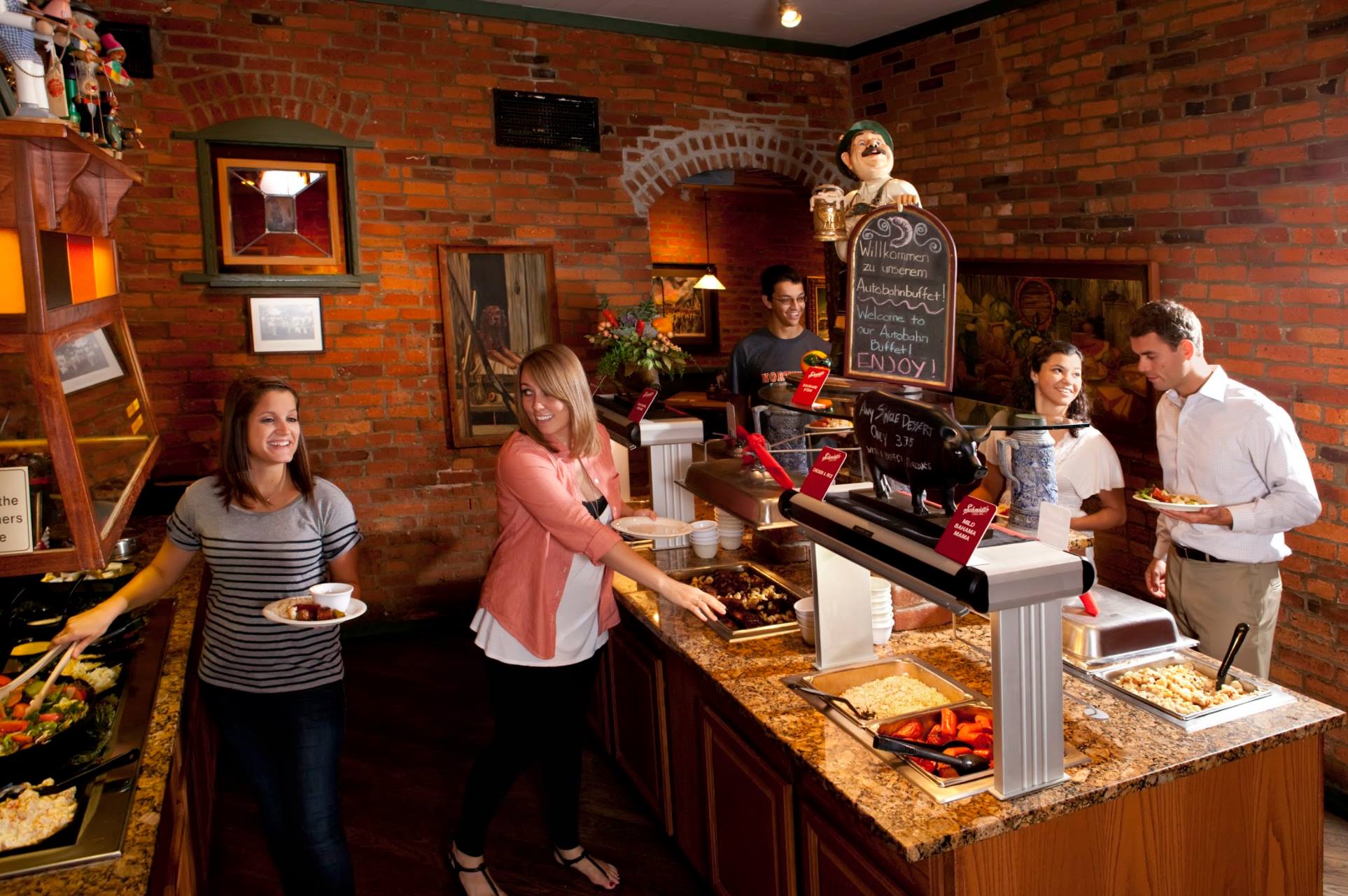 schmidts sausage haus buffet