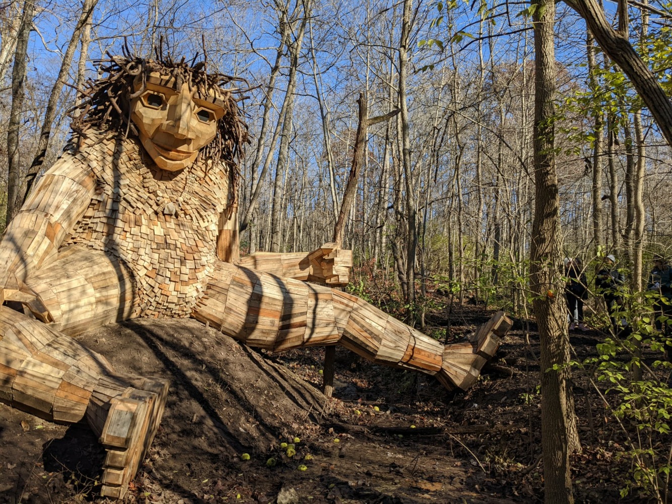 troll sculptures dayton ohio