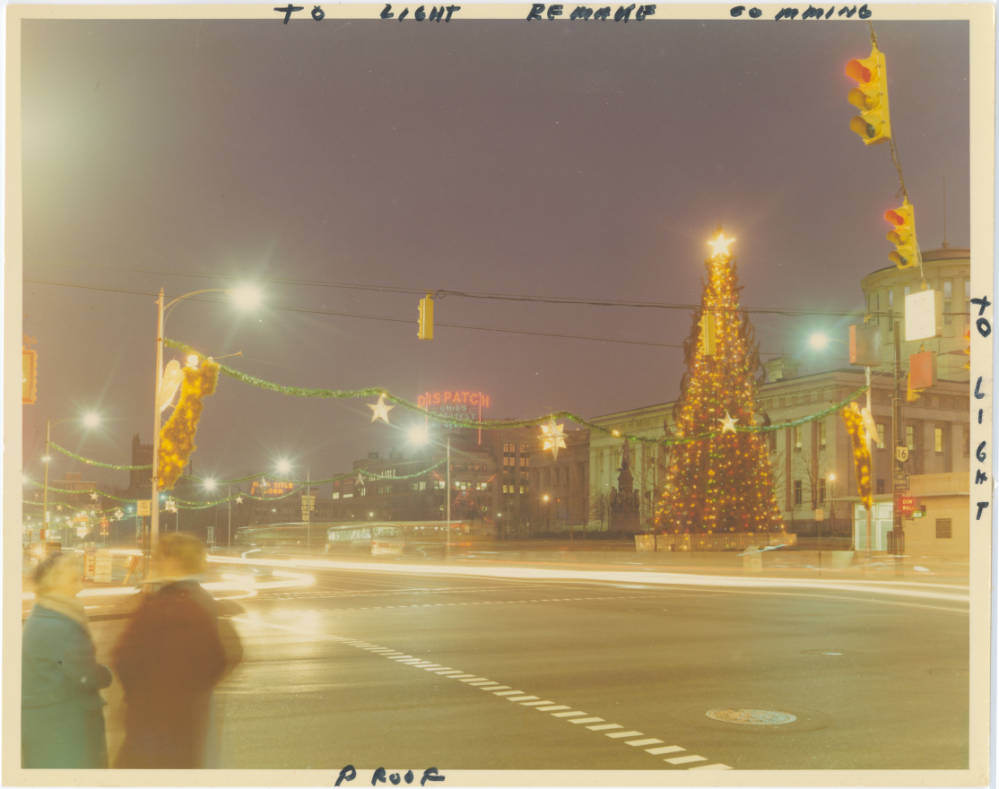 1960s columbus at christmas time