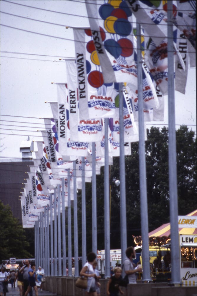county flags ohio state fair