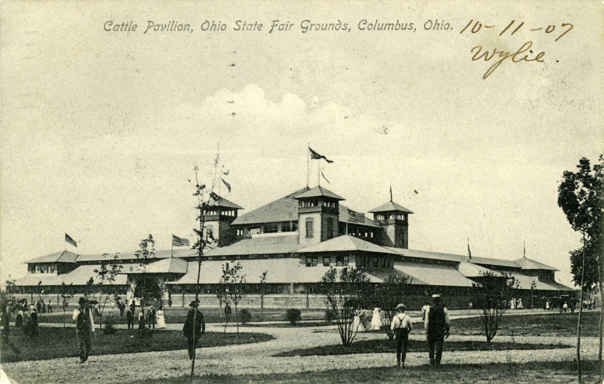 vintage ohio state fair postcard