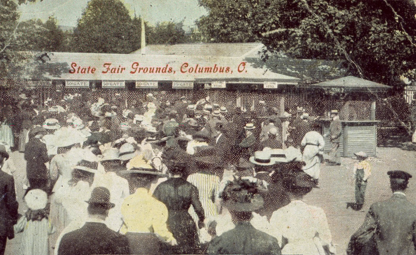 vintage ohio state fair postcard