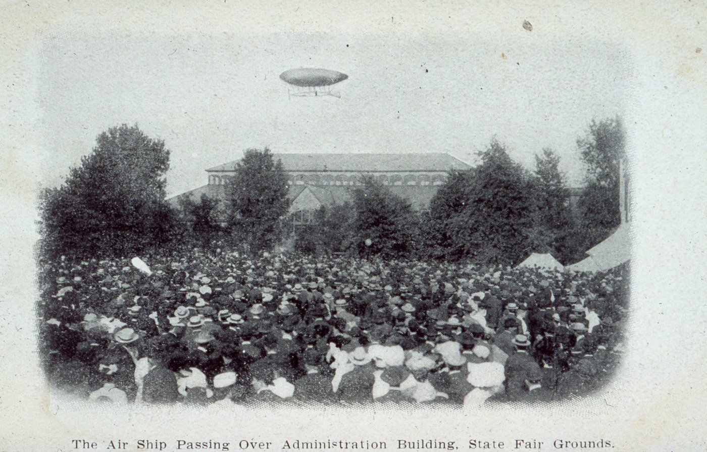 vintage ohio state fair postcard