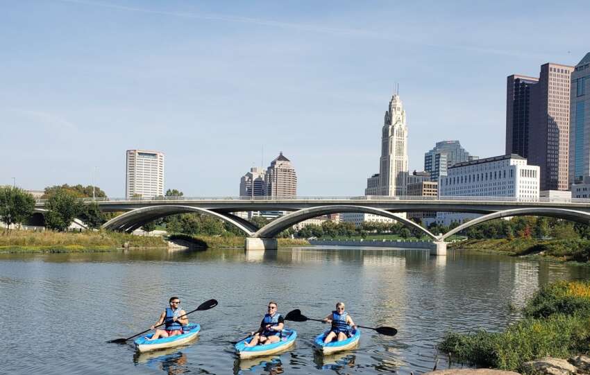 kayaking downtown columbus ohio
