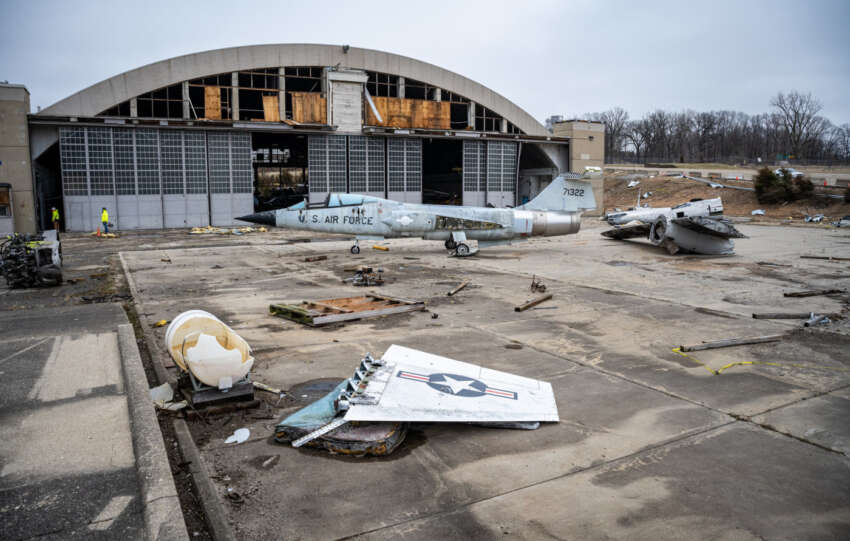 tornado damage at wright patterson air force base